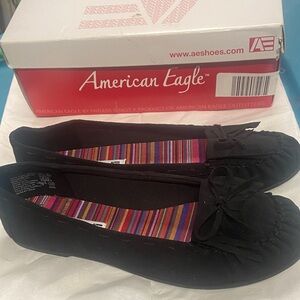 American Eagle Outfitters Women's Black Moccasins